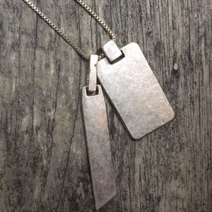 Silver 18 inches Pendant Necklace